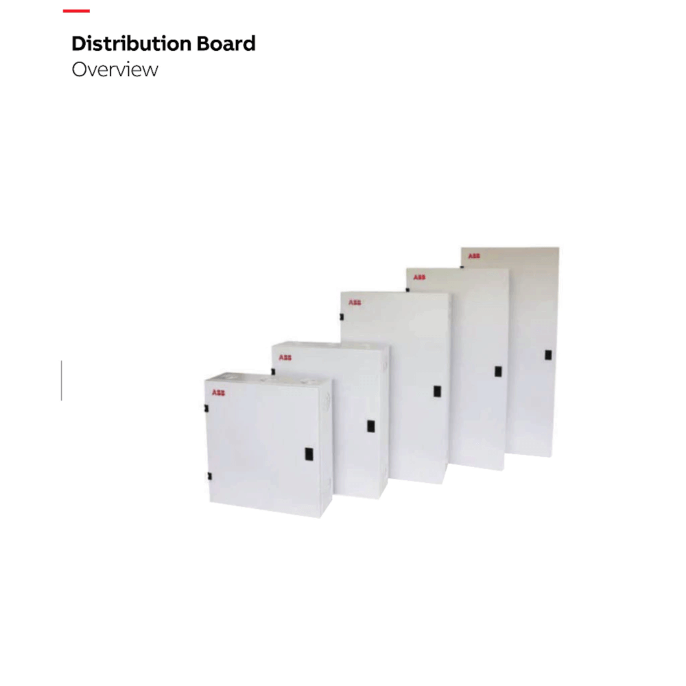 ตู้โหลดเซ็นเตอร์ 24 ช่อง 125A ABB รุ่น DB24MC200 แบบ MAIN CIRCUIT BREAKER_2
